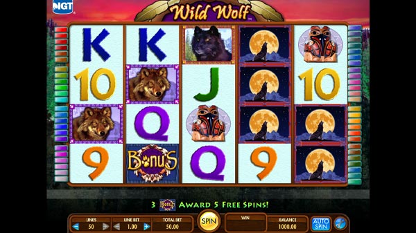 Wild Wolf IGT Slot