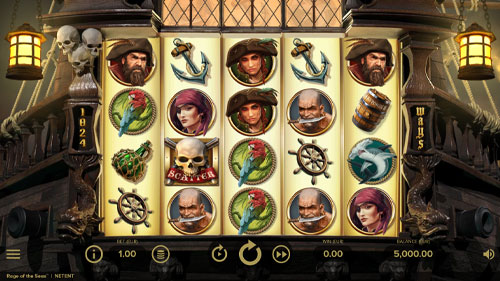 Rage of the Seas Slot Reels